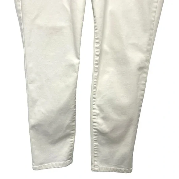 Democracy Abroad Technology Optic White Stretch Skinny Jeans Women’s 12 - Picture 7 of 14